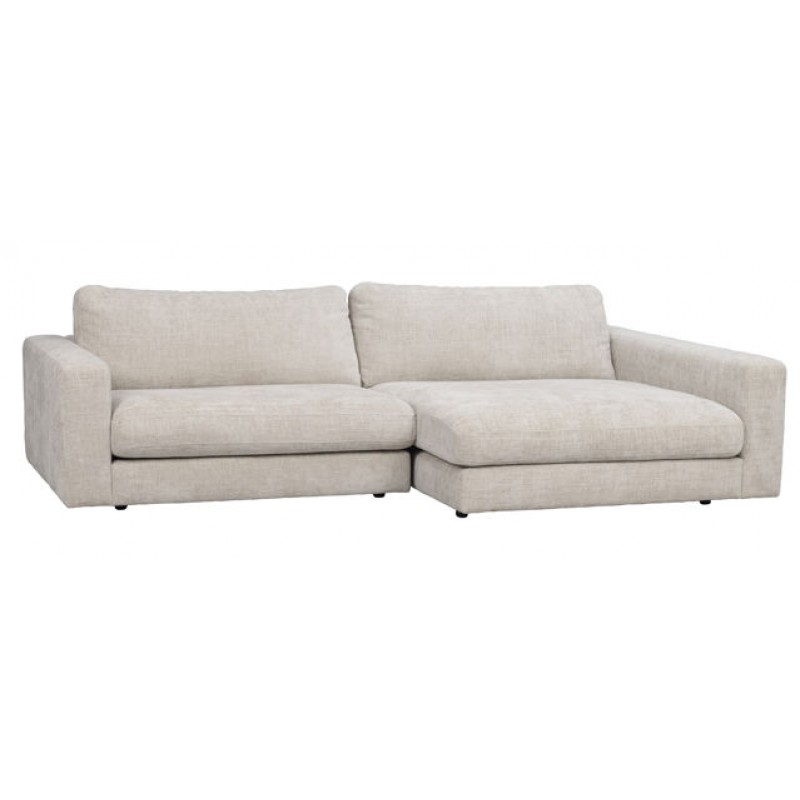 RO Duncan 3-Seater R-Sofa Light Grey